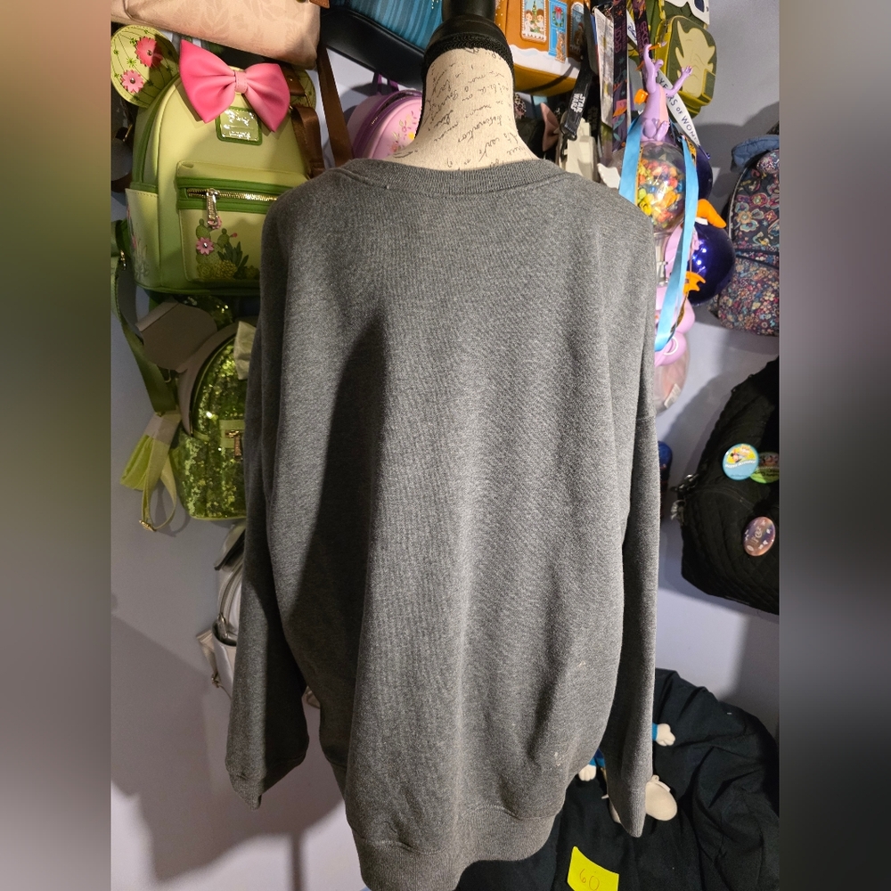 WRANGLER Gray women's GRAPHIC "Midnight Cowgirl" long sleeves sweatshirt L - Picture 5 of 8